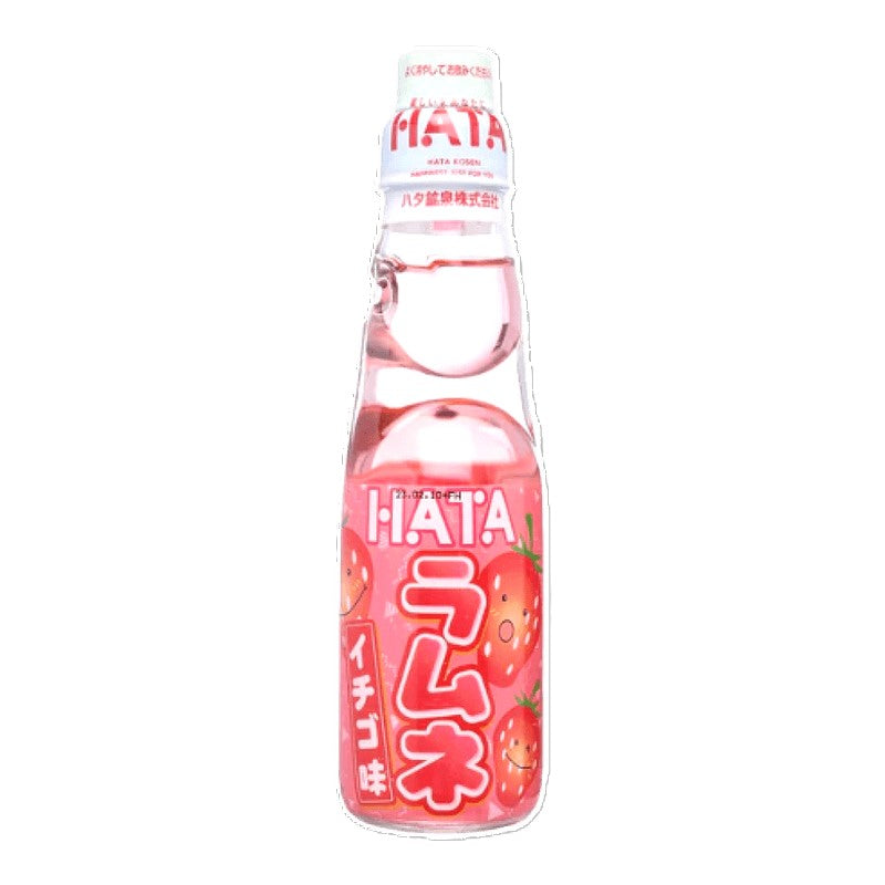 Hata Ramune Strawberry, 200ml Glass, 30ct