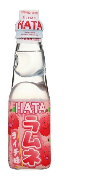 Hata Ramune Lychee, 200ml Glass, 30ct