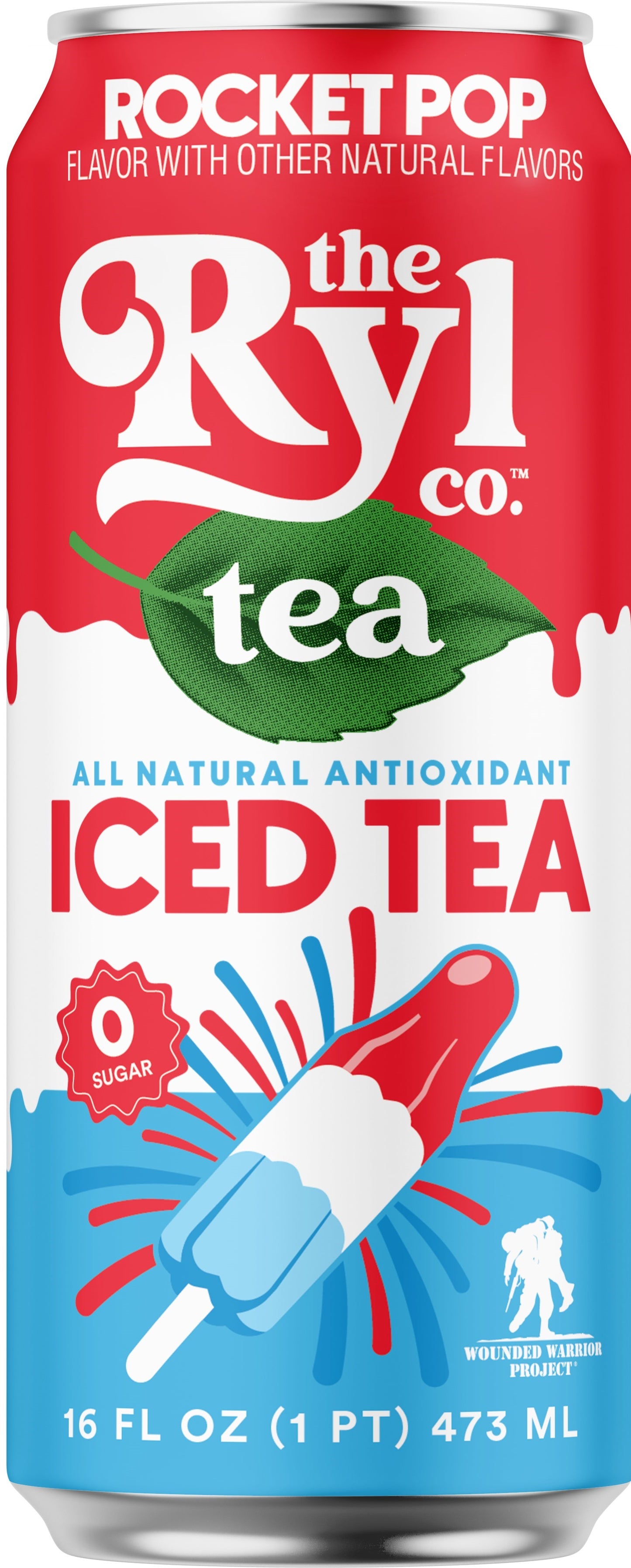 Rocket Pop Iced Tea, 16oz can, 12ct