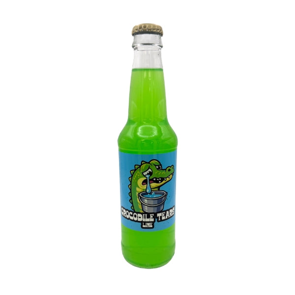 Jungle Junk Fizz Co, Crocodile Tears (Lime) 24ct Glass Bottle