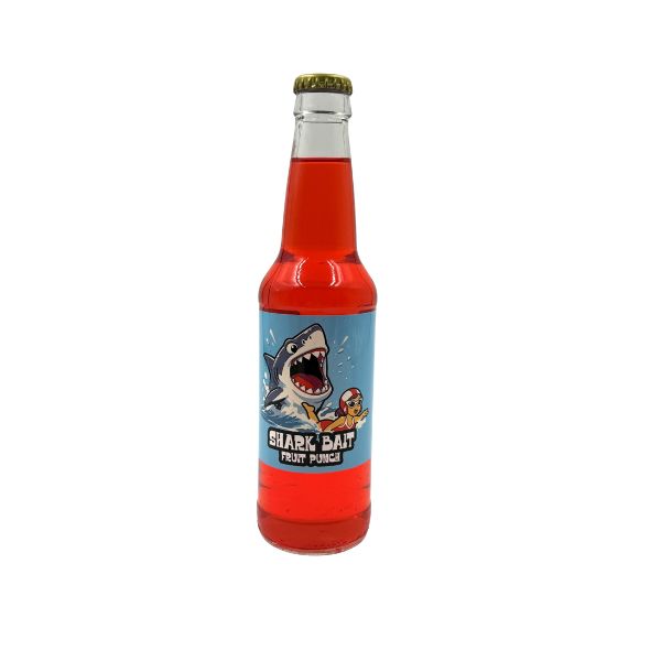 Jungle Junk Fizz Co, Shark Bait (Fruit Punch) 24ct Glass Bottle