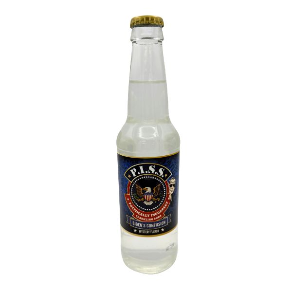 P.I.S.S. Biden's Confusion, Mystery Flavor, 24ct Glass Bottle