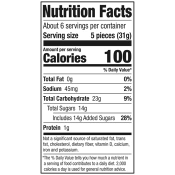 Trolli Sour Mountain Dew Crawlers, 6.3oz Peg Bag, 8ct
