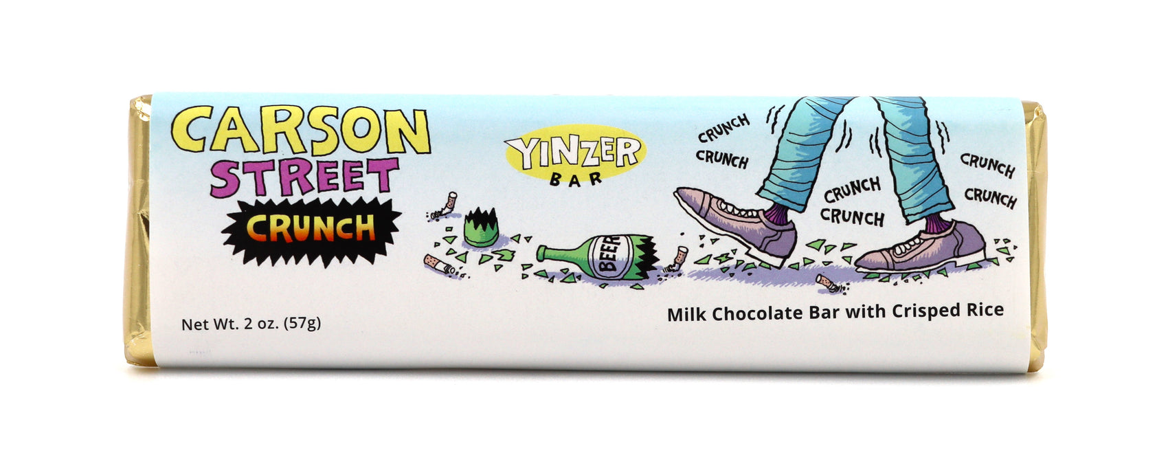Pittsburgh Yinzer Bar, Carson Street Crunch, M/C w/Crisped Rice 2oz, 36ct