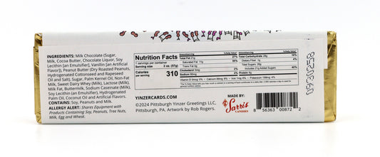 Pittsburgh Yinzer Bar, Peanut Butter Polka, M/C w/Peanut Butter, 2oz, 36ct