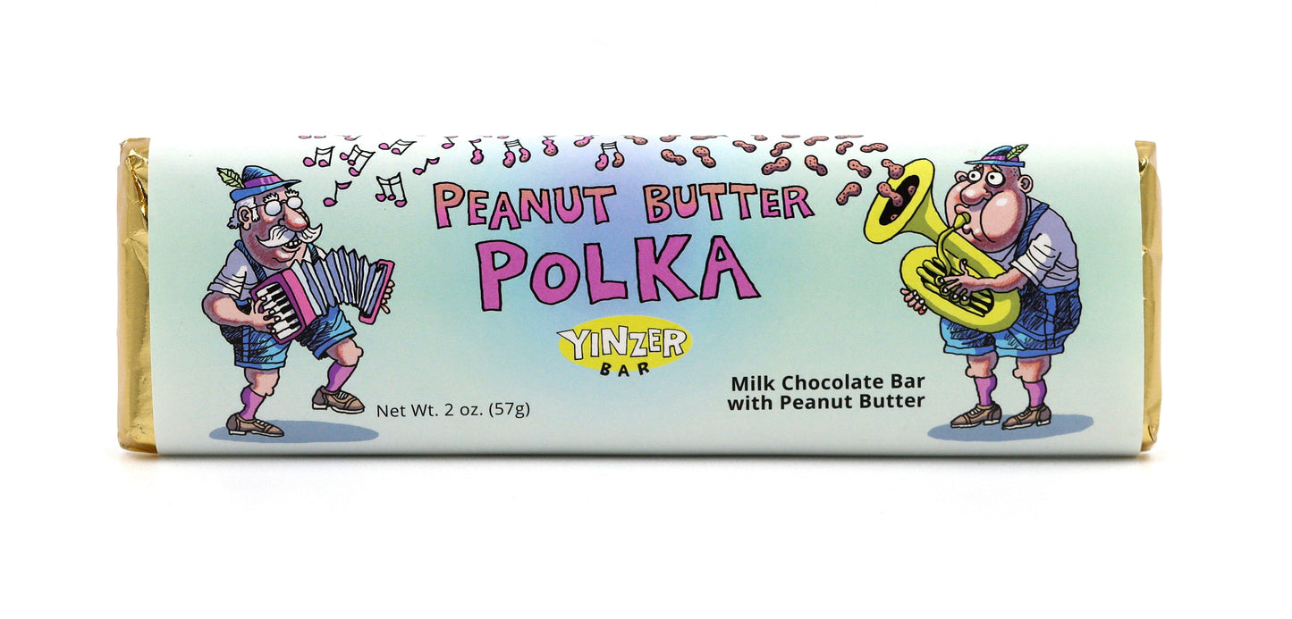 Pittsburgh Yinzer Bar, Peanut Butter Polka, M/C w/Peanut Butter, 2oz, 36ct