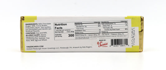 Pittsburgh Yinzer Bar, Pittsburgh GPS, Milk Choc, 2oz, 36ct