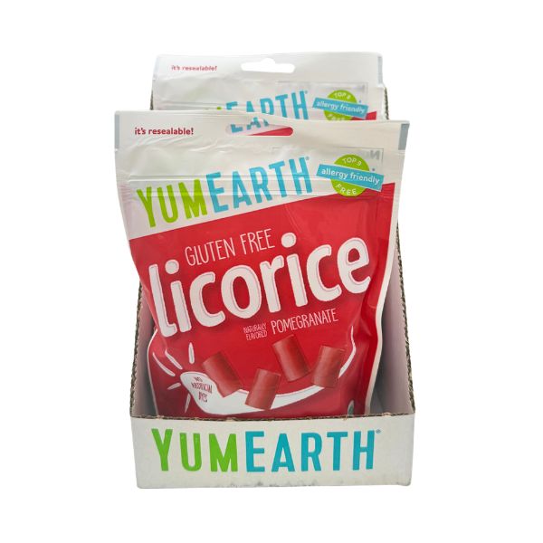YumEarth Organic Pomegranate Licorice 5oz, 6ct