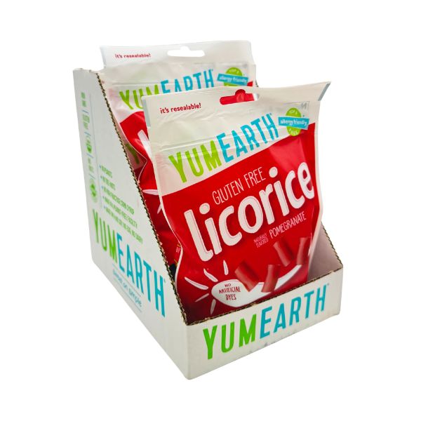 YumEarth Organic Pomegranate Licorice 5oz, 6ct