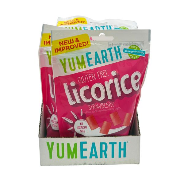 YumEarth Organic Strawberry Licorice 5oz, 6ct