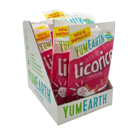 YumEarth Organic Strawberry Licorice 5oz, 6ct