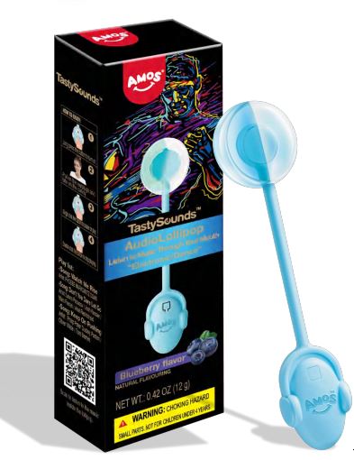 Tasty Sounds Lollipop Blueberry/Dance, 12ct