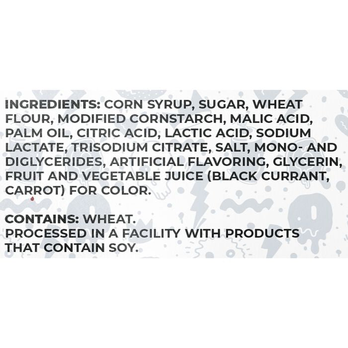 Sour Strips Wild Cherry 3.4oz Peg Bag, 12ct