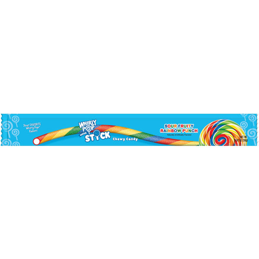 Whirly Pop Mega Stick Sour Fruity Chewy Candy .92oz, 24ct