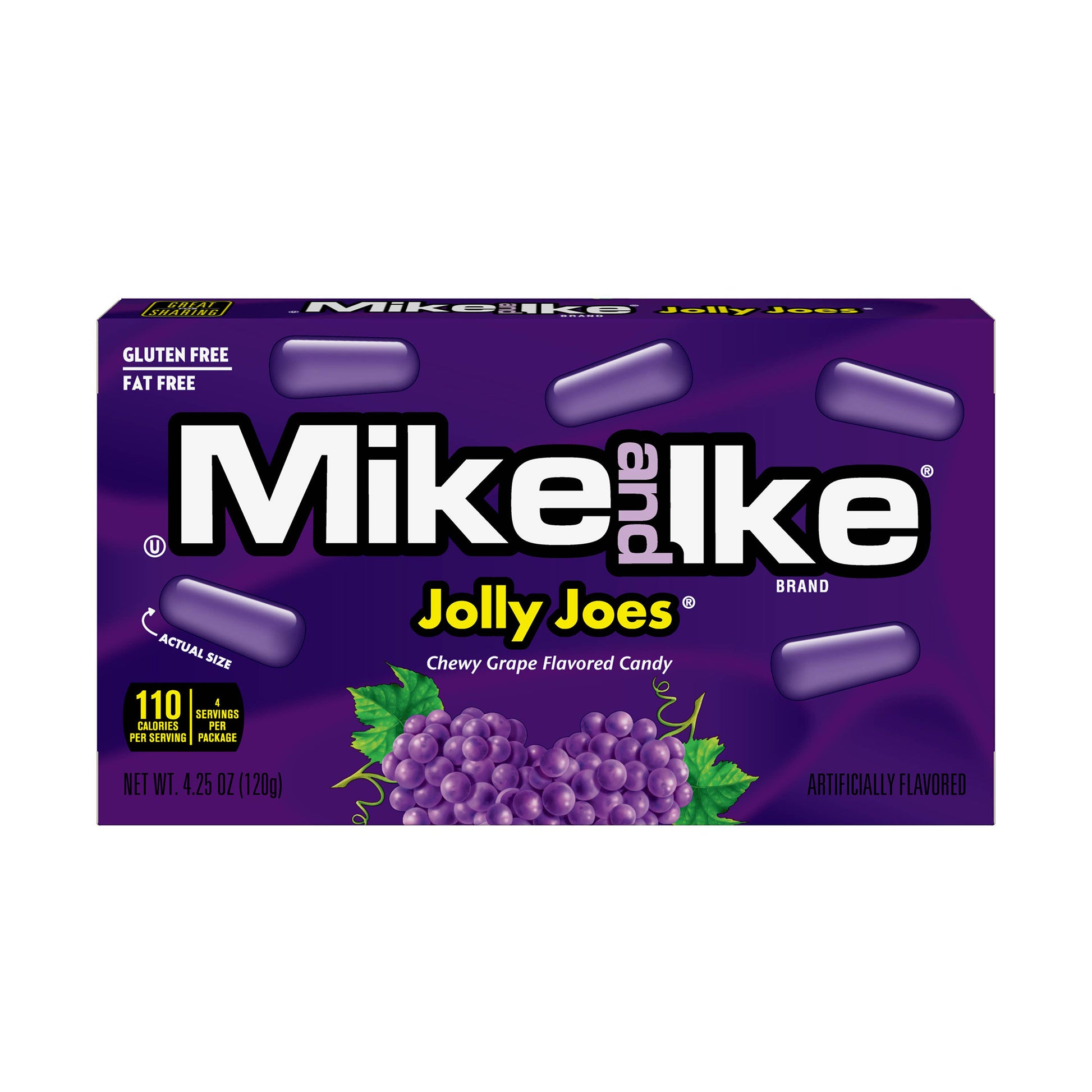 Mike and Ike Theater Box, Jolly Joes, 4.25oz, 12ct Case