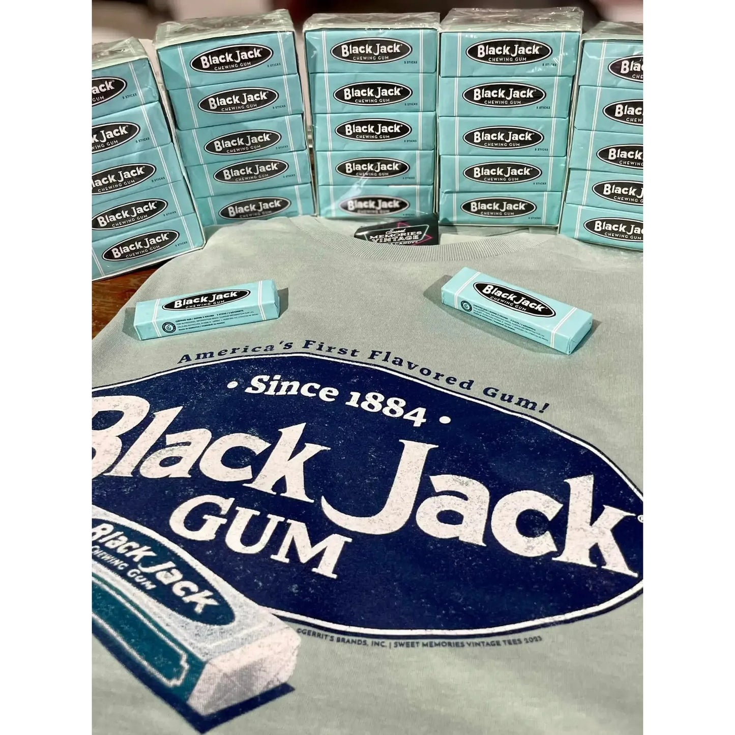 Black Jack America's First Flavored Gum Tee, T-Shirt