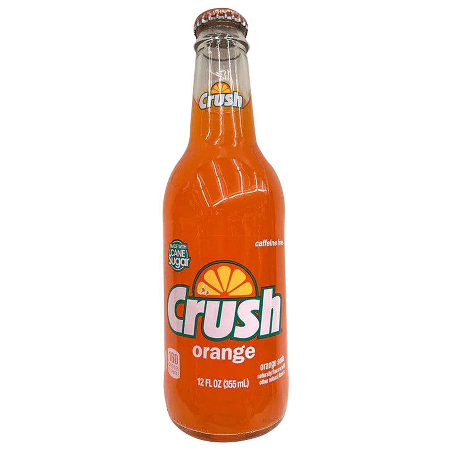Crush Orange Soda, 12oz Glass Bottle 12ct