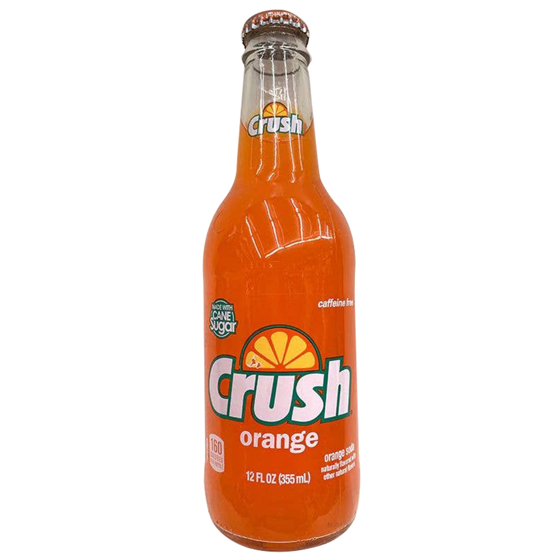 Crush Orange Soda, 12oz Glass Bottle 12ct