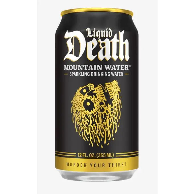 Liquid Death Mountain Sparkling Water 12oz, 6ct