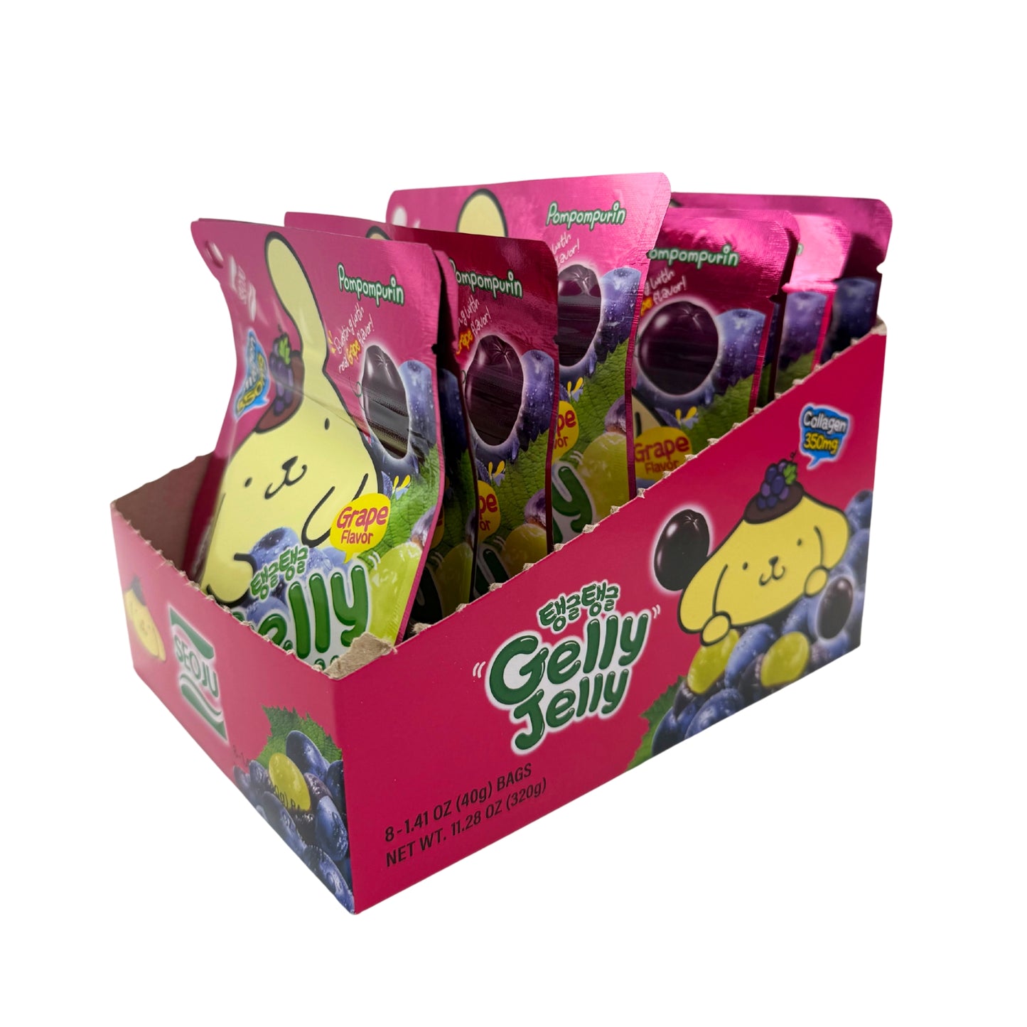Limited Import Sanrio Gelly Jelly Grape 1.41oz 8ct, BB 7/15/26 - 7/28/26