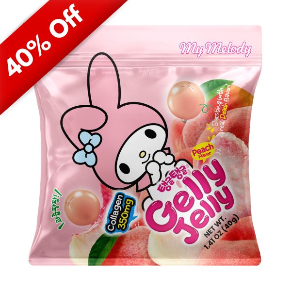 Limited Import - Sanrio Gelly Jelly Peach 8ct, BB 7/28/26