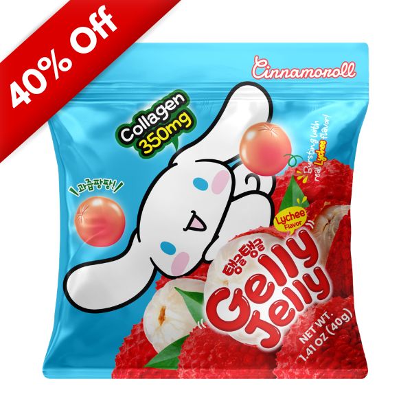 Limited Import - Sanrio Gelly Jelly Lychee 8ct, 7/17/26 - 8/4/26
