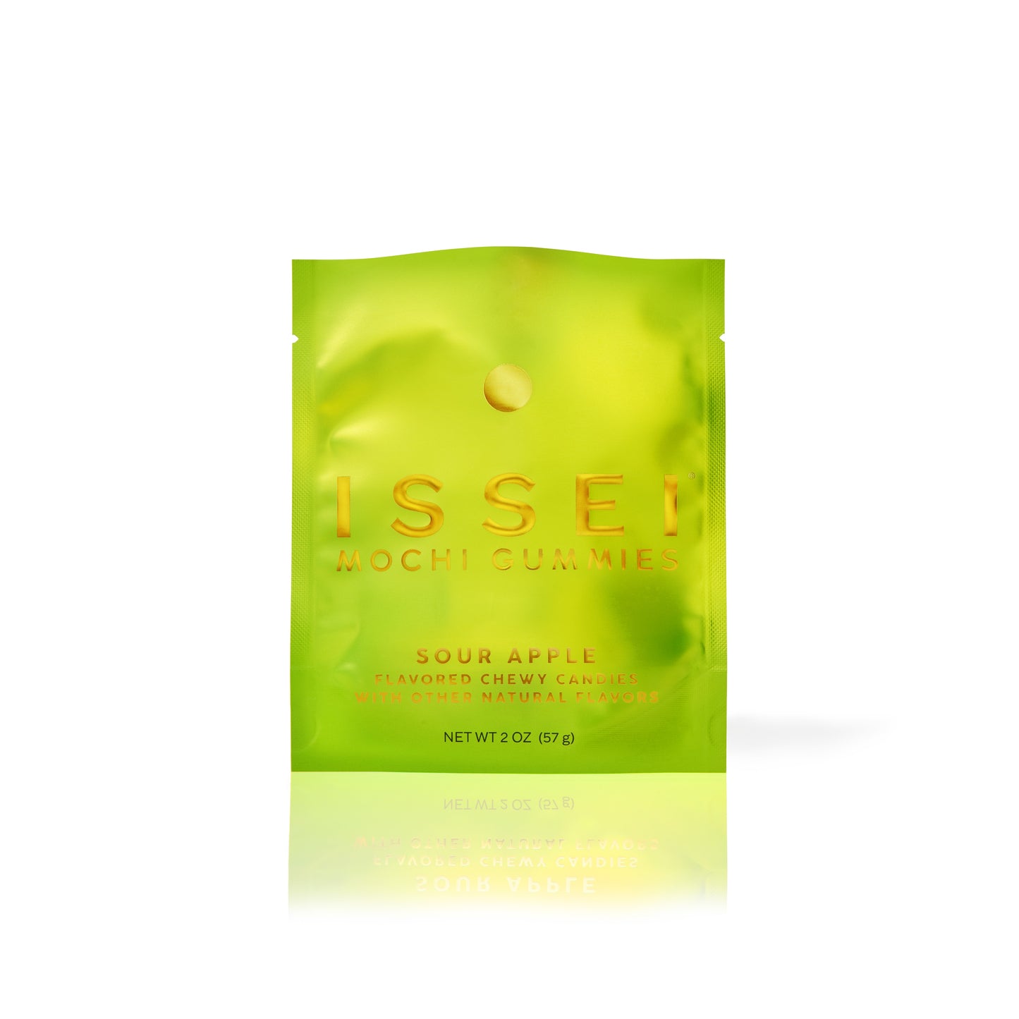 Issei Mochi Gummies, Sour Apple Chewy Candies 2oz, 6ct