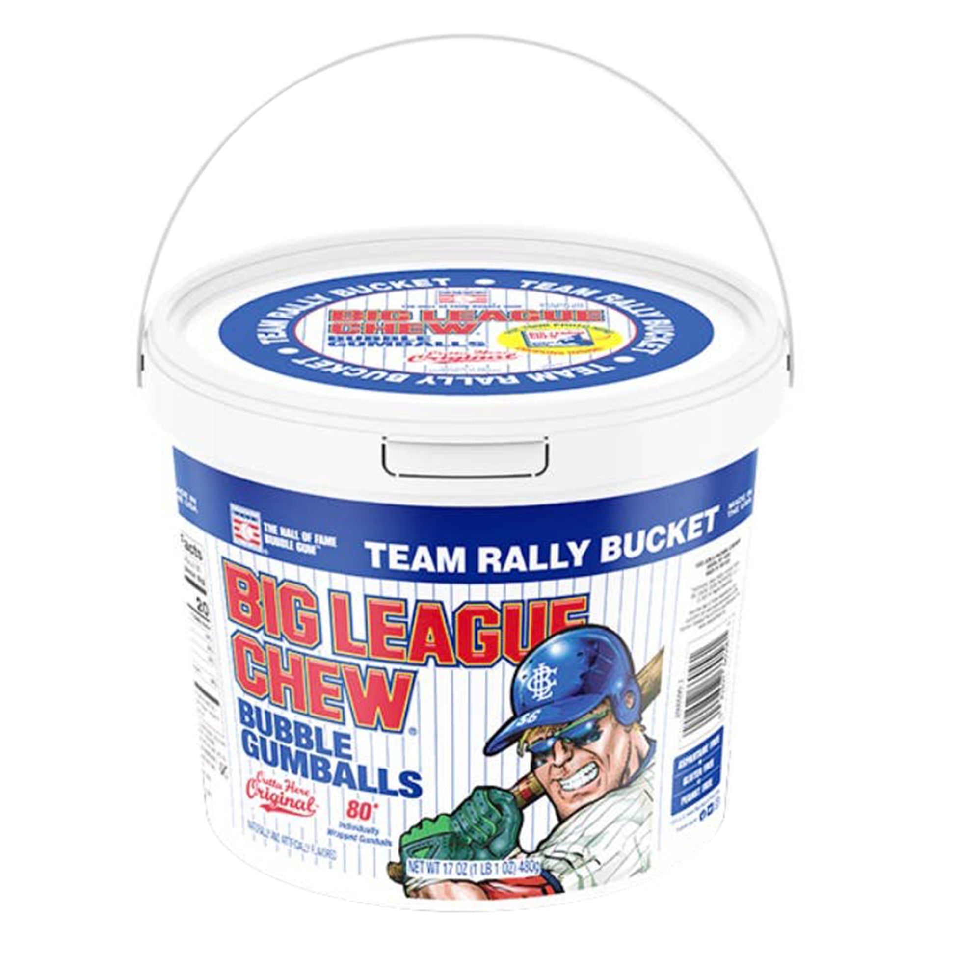 Big League Chew Gumballs, 80ct Team Bucket