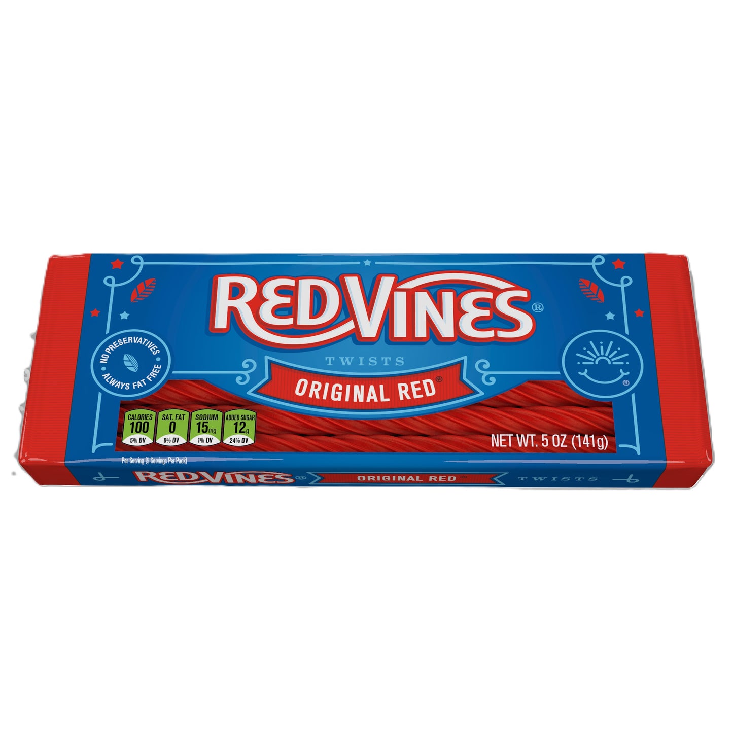 Red Vines, Red Licorice Candy, 5oz, 24ct Case