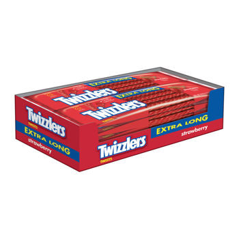 Extra Long Twizzlers Strawberry Twists 25oz Bag, 18ct