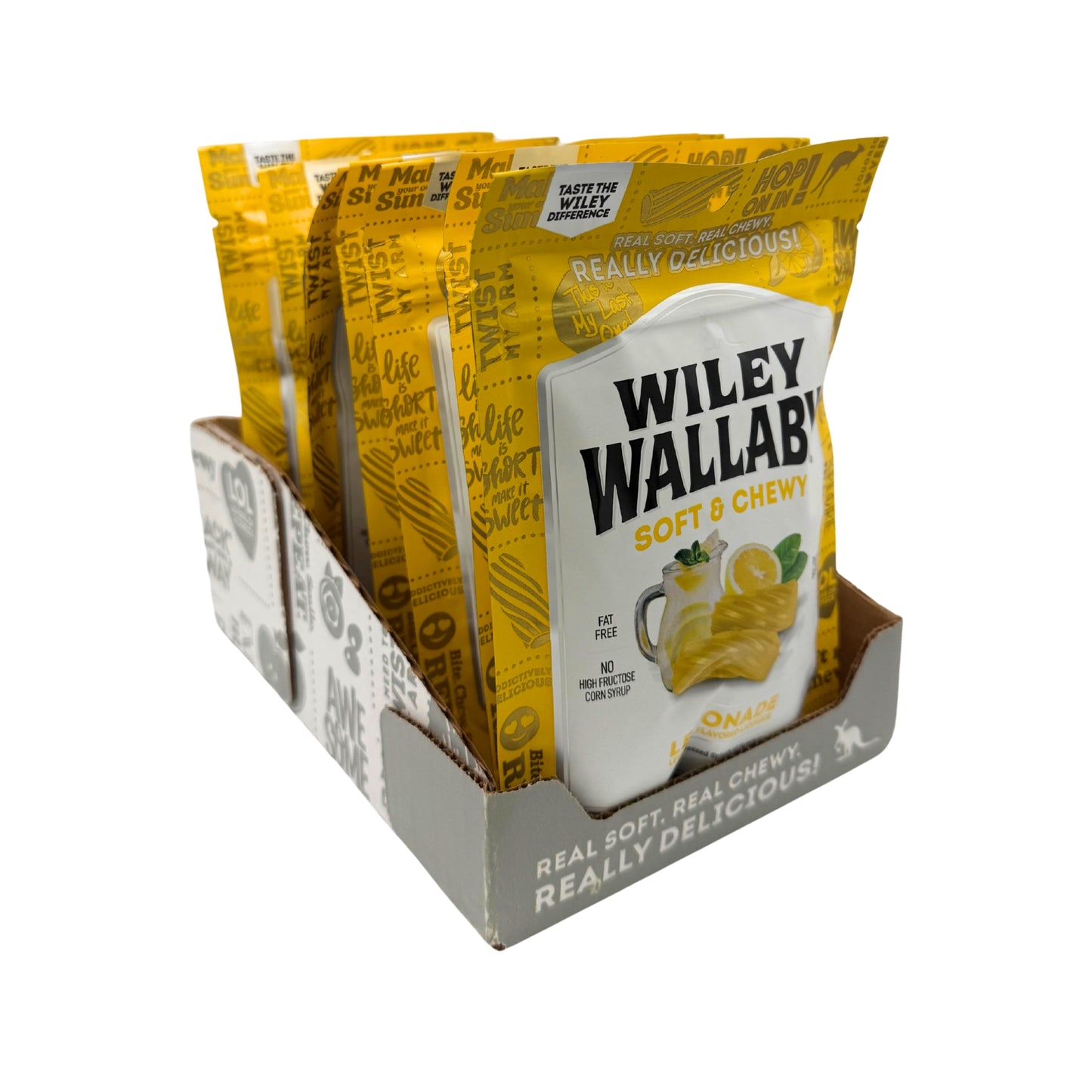 Wiley Wallaby Lemonade Licorice 7.05oz, 8ct