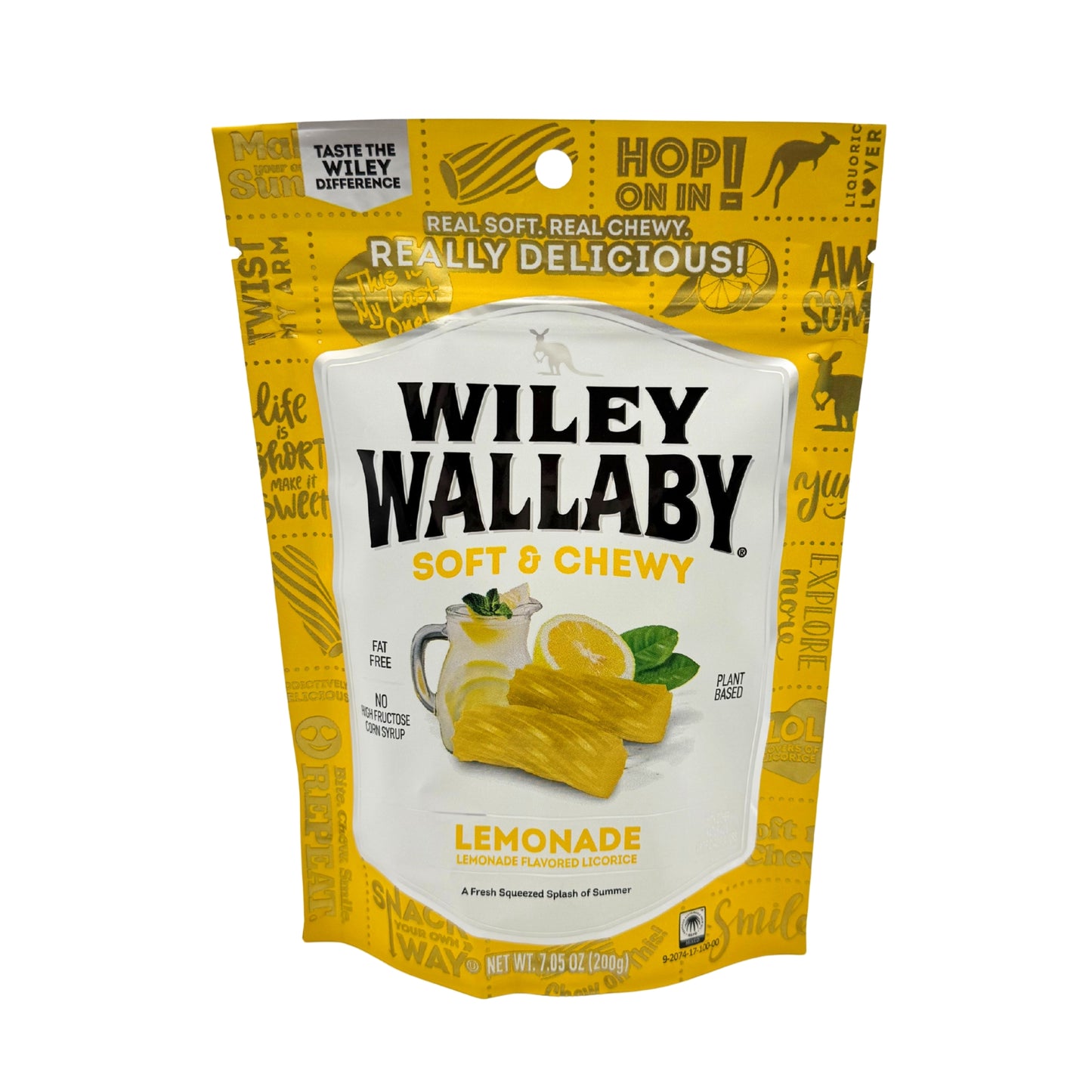 Wiley Wallaby Lemonade Licorice 7.05oz, 8ct