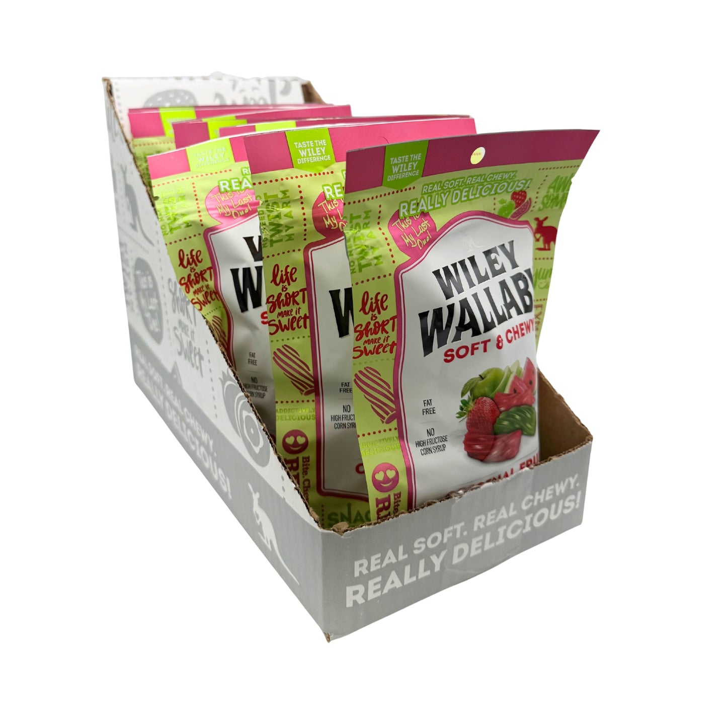 Wiley Wallaby Original Fruits Flavored Licorice 7.05oz, 8ct