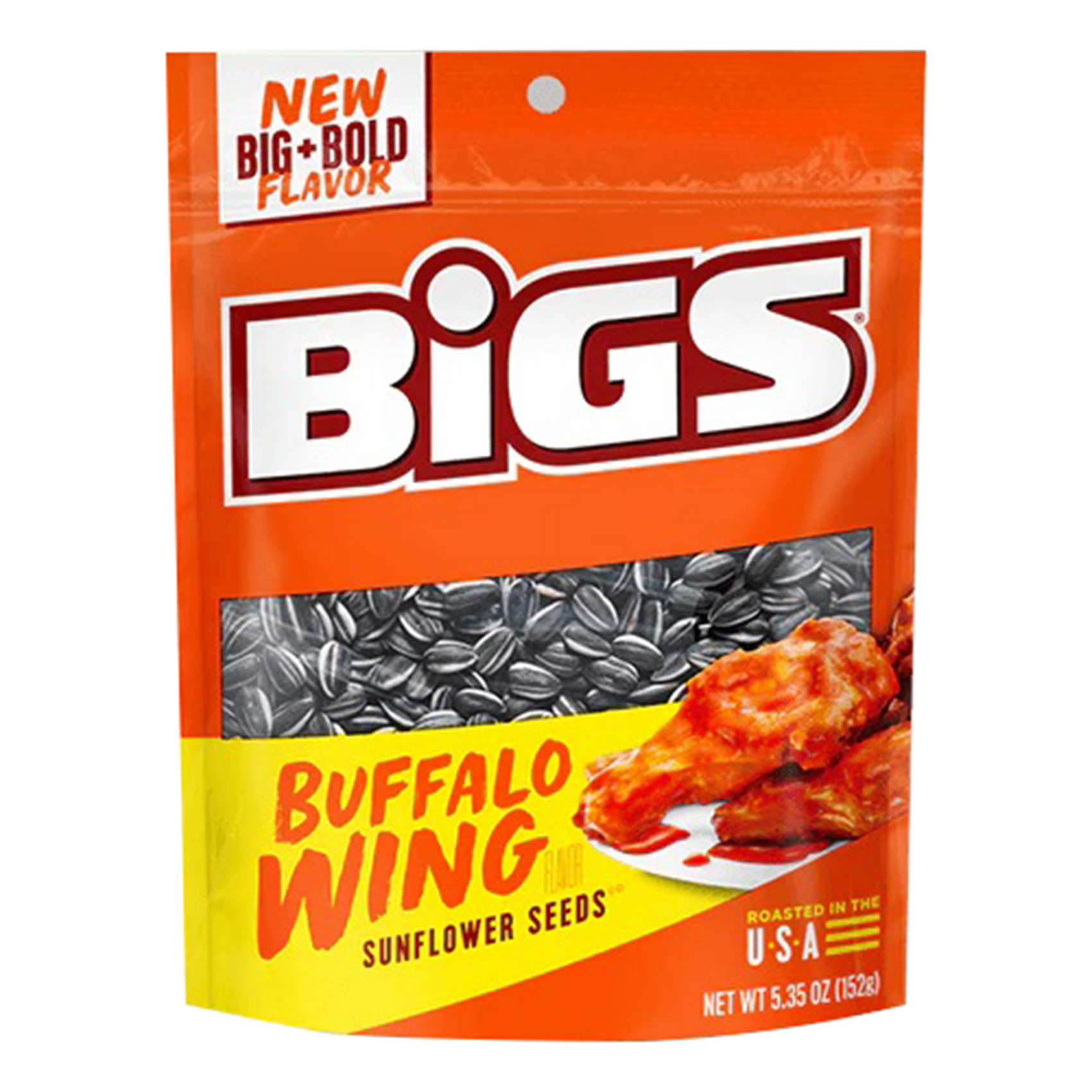 Bigs Sunflower Seeds, Buffalo Wing, 5.35oz, 12ct Case