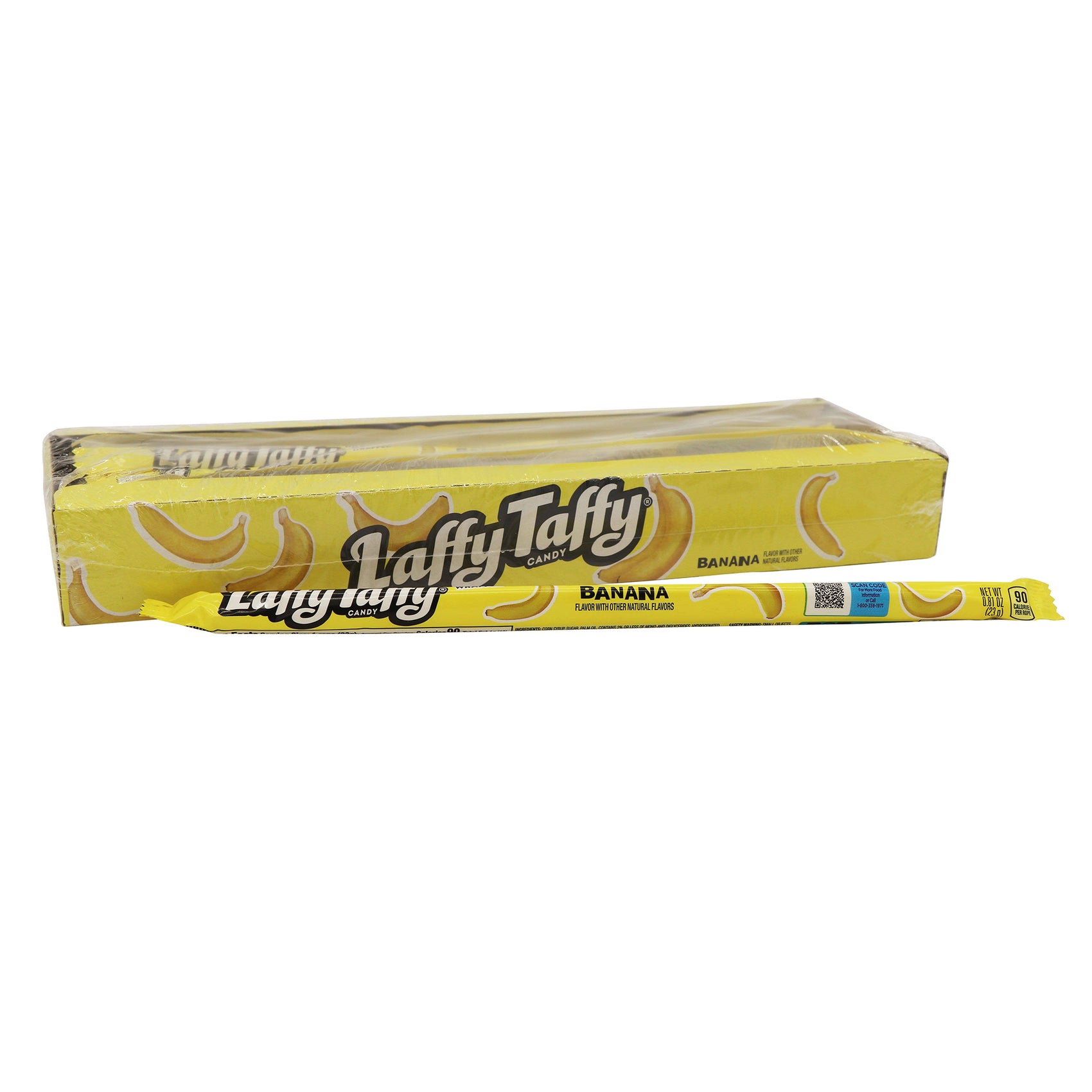 Laffy Taffy Candy Ropes, Banana, 24ct