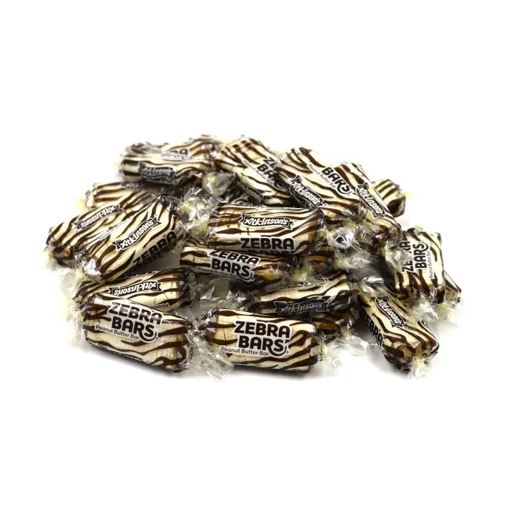 Atkinson's Zebra Peanut Butter Bar, 30lb Case