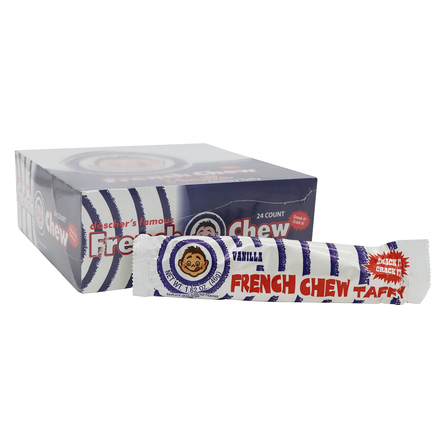 Doscher's French Chew Vanilla, 1.50oz, 24ct Case