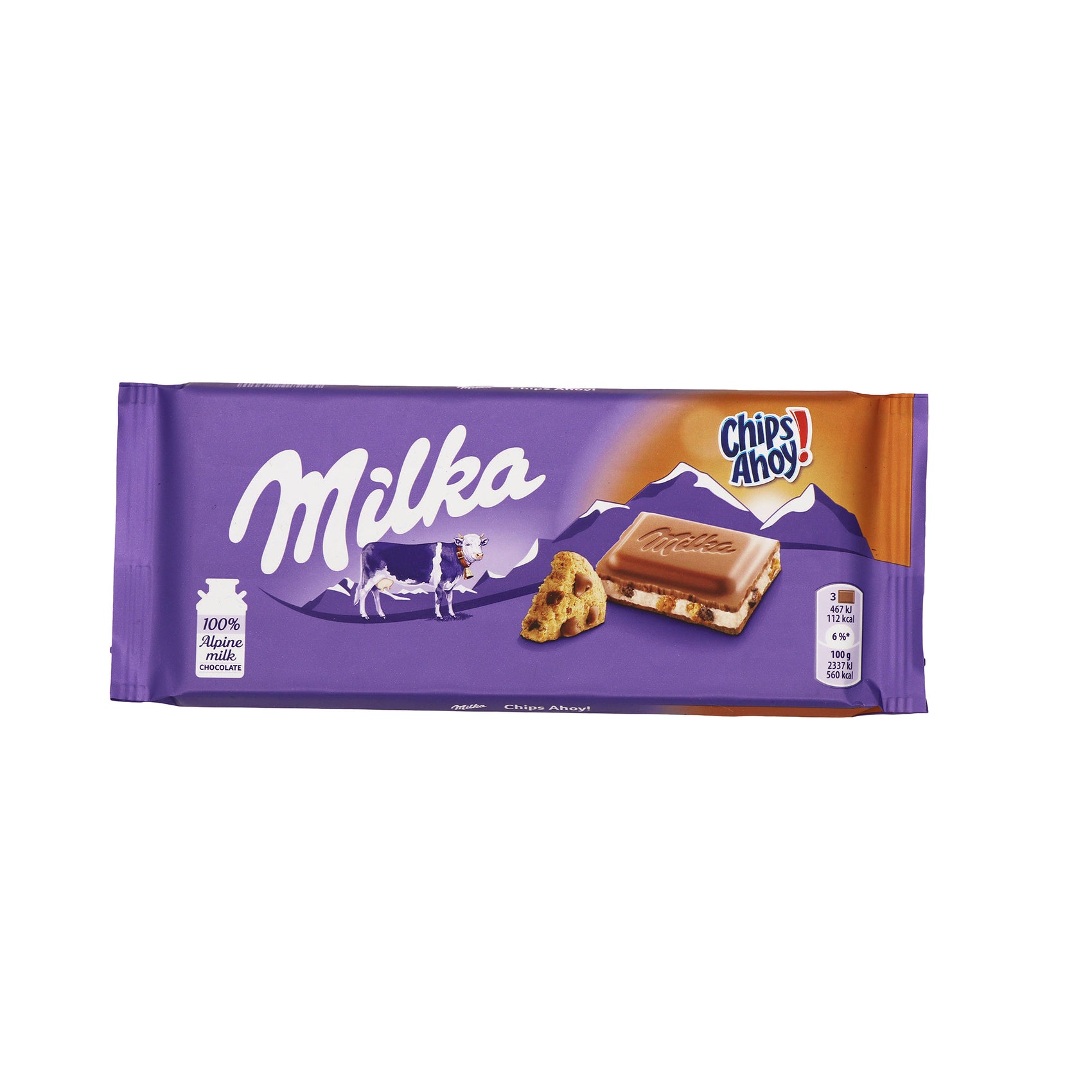 Milka Chips Ahoy!, 100g, 22ct Case