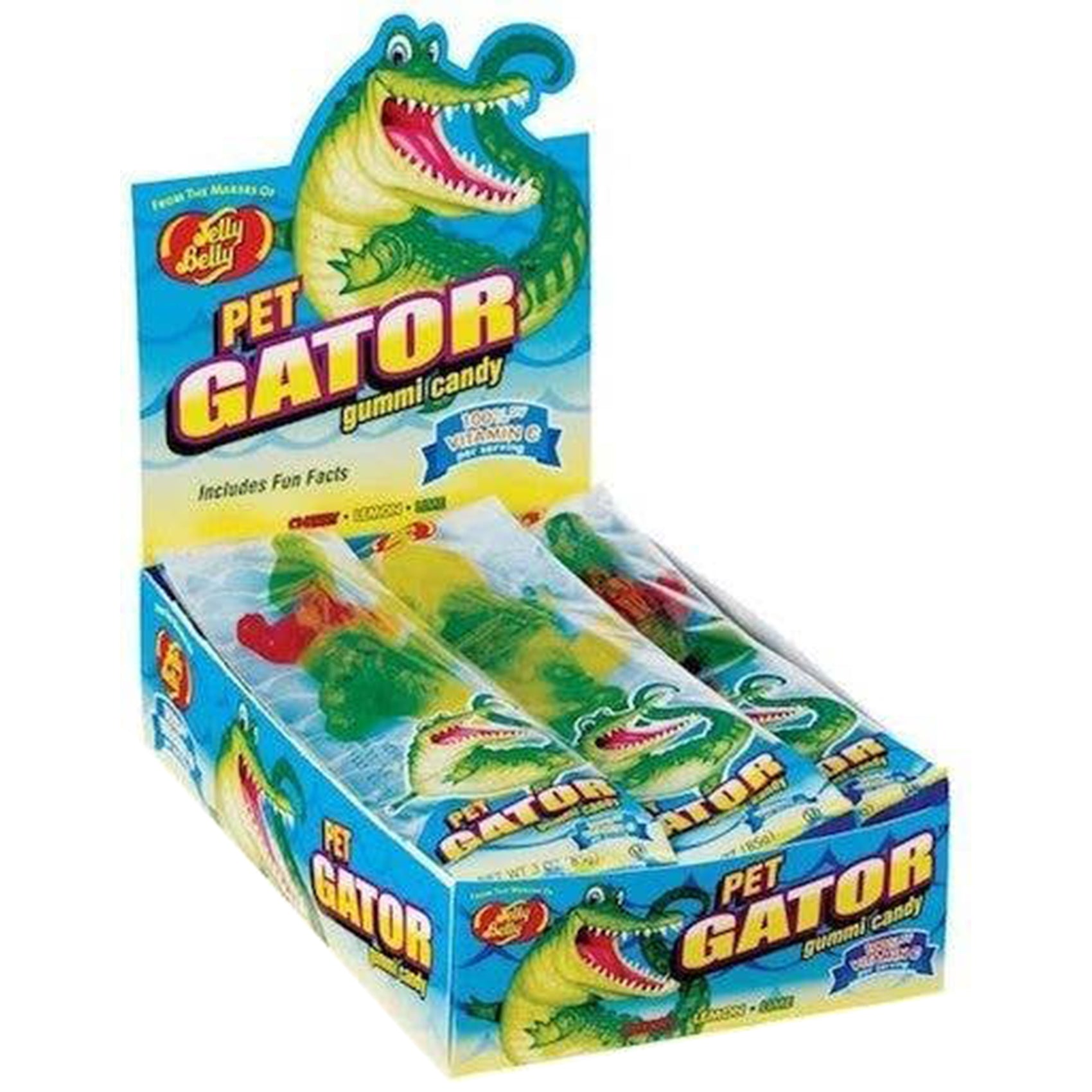 Jelly Belly Pet Gator Gummi Candy, 12ct