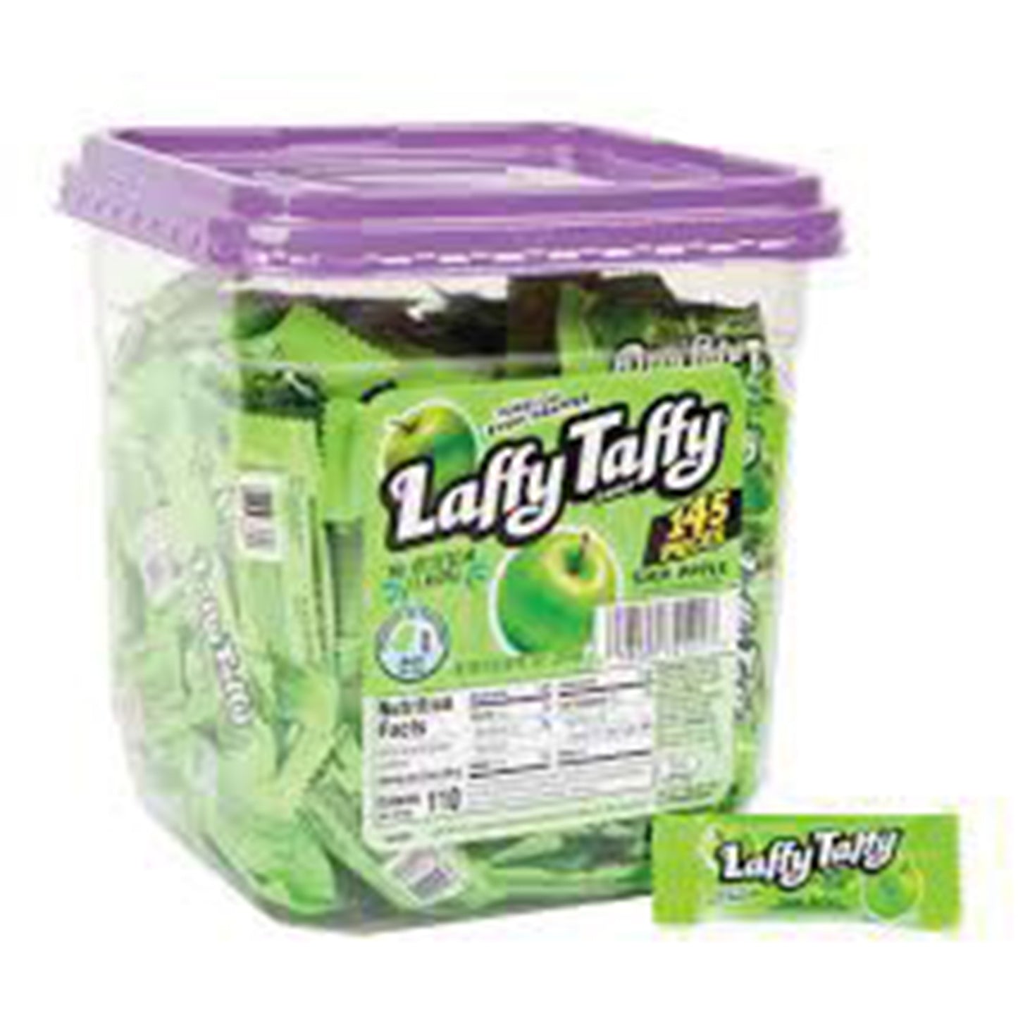 Laffy Taffy Tub Sour Apple, 145ct
