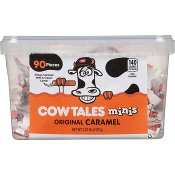 Goetze's Original Cow Tales Mini 90pc 2.25lb Tub