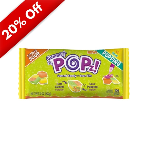 Gummi Popz Build'em Your Way Citrus Sour 1.83oz, 12ct