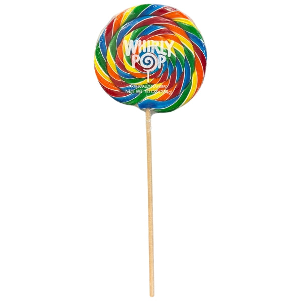 Whirly Pop 6" / 10oz Rainbow Lollipop in 16ct Display