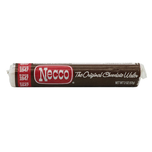 Chocolate Necco Wafers Candy, 24ct Case