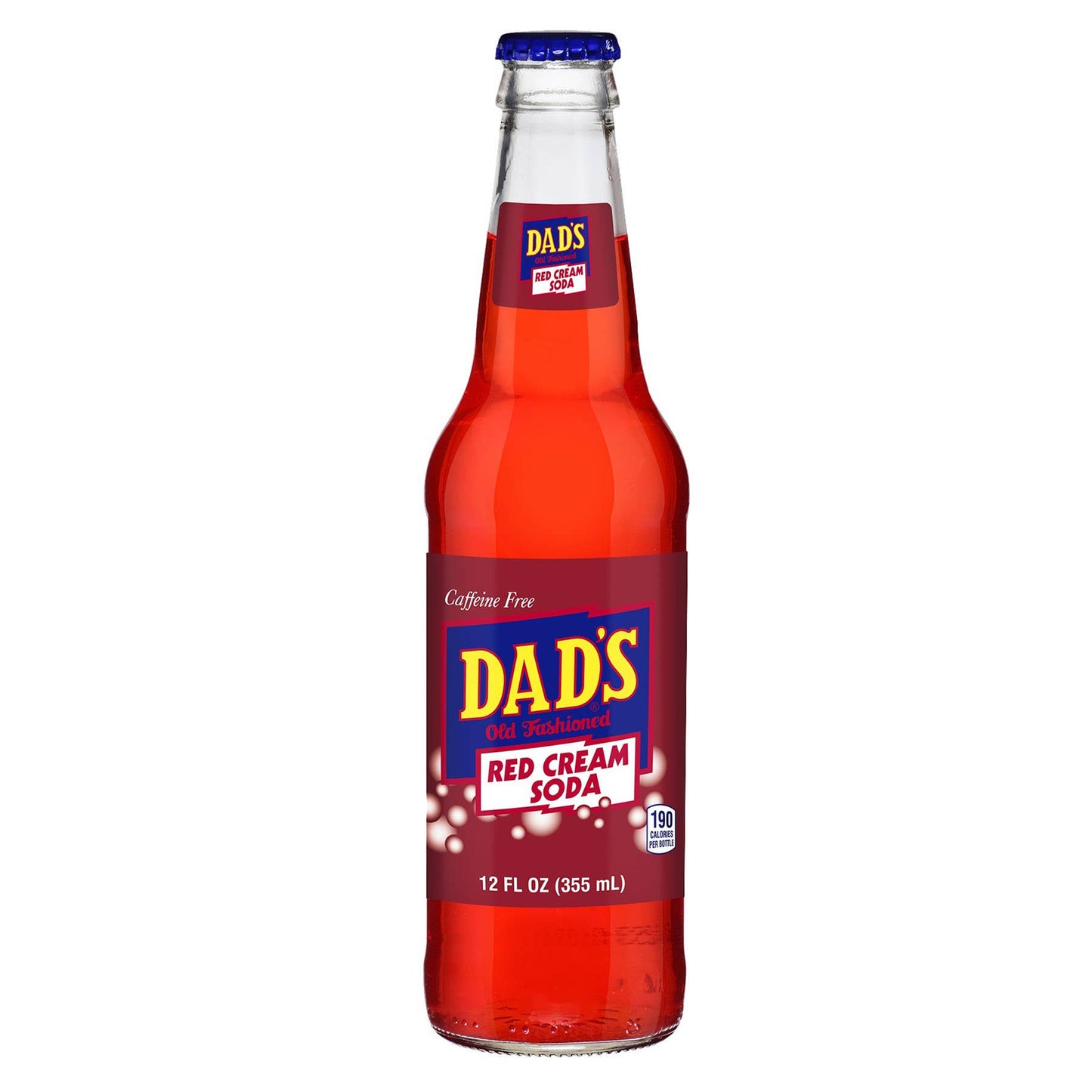 Dad's Red Cream Soda, 12oz Glass Bottle 12ct