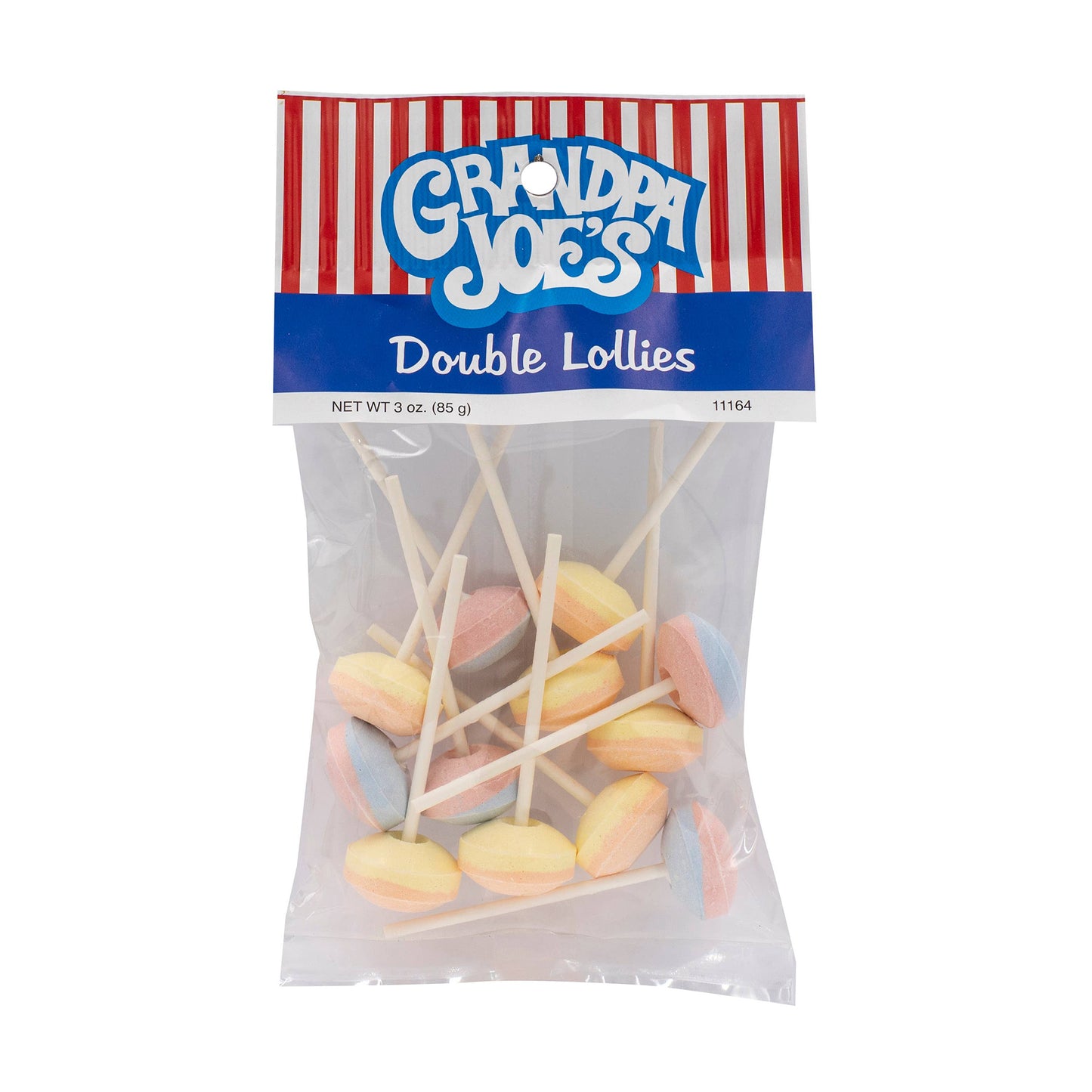 Grandpa Joe's Peg Bag, Double Lollies, 3oz, 12 Ct Case