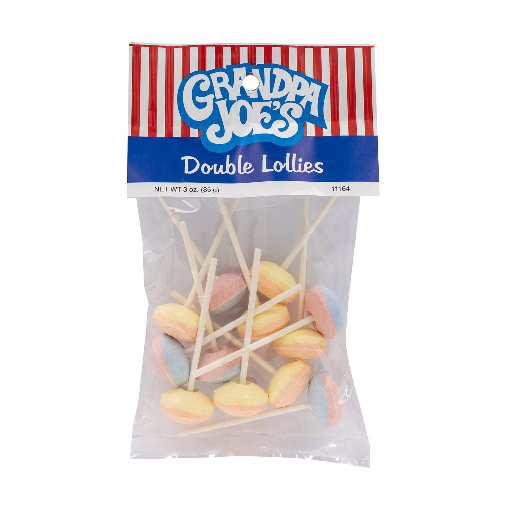 Grandpa Joe's Peg Bag, Double Lollies, 3oz, 12 Ct Case