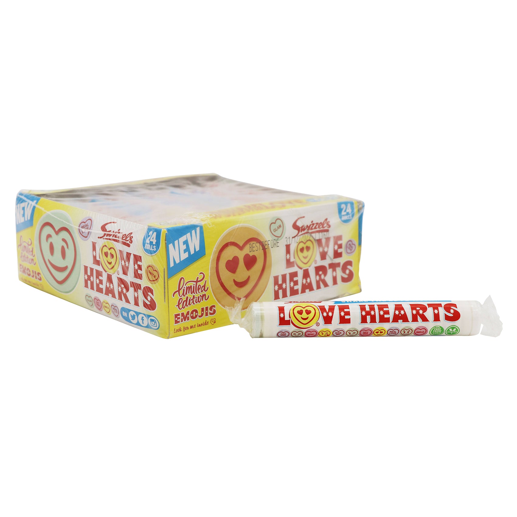 Swizzles Lovehearts, 39g, 24ct Case
