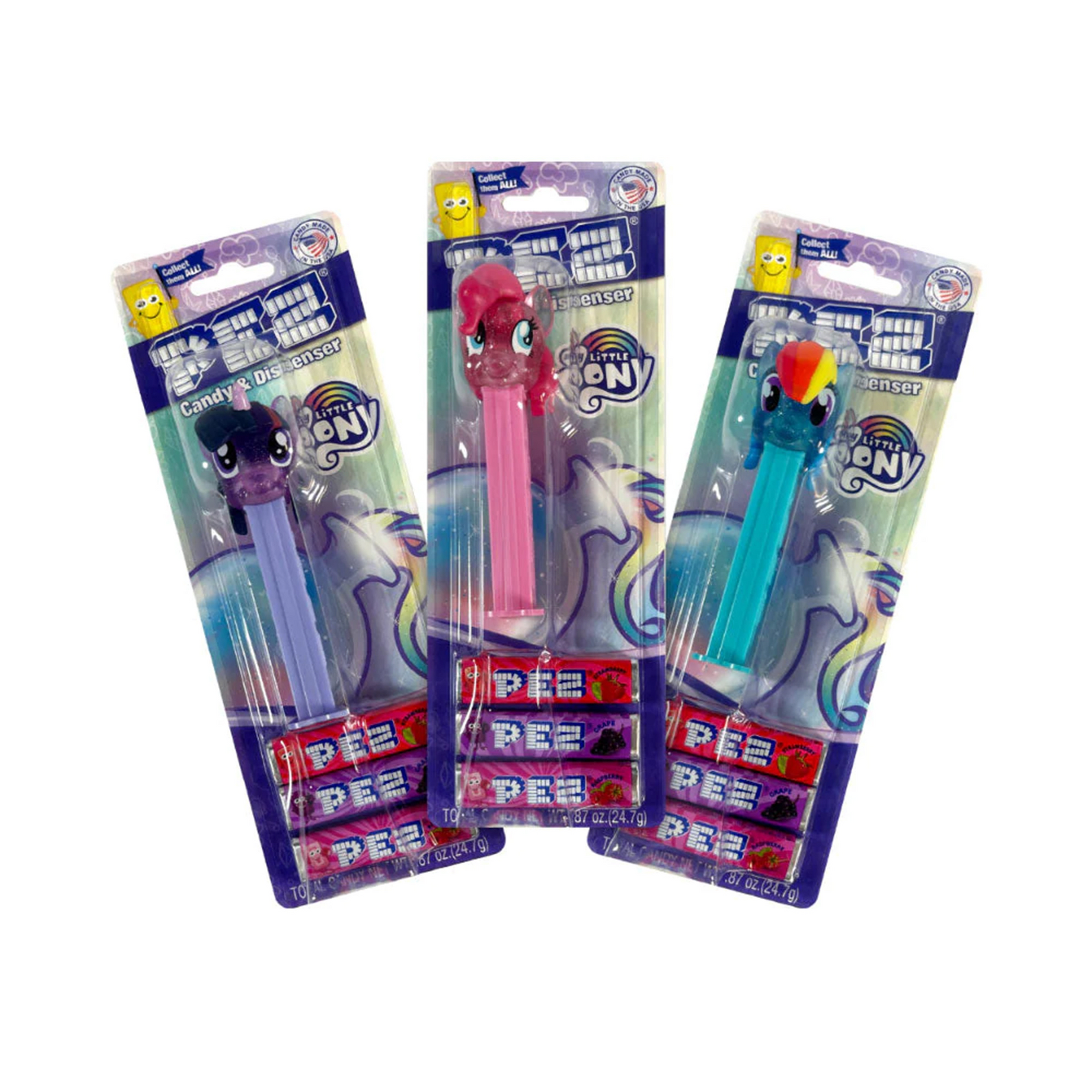 Pez Blister Card - My Little Pony Candy & Dispenser, 12ct