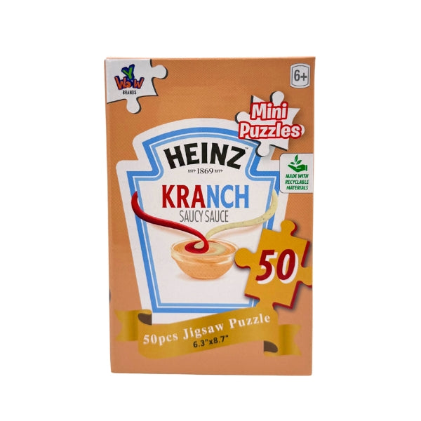 Heinz Kraft Ketchup/Relish/Mustard Mini Puzzle, 18ct Assortment